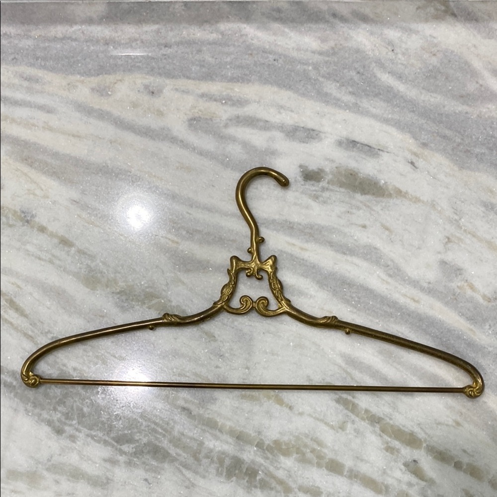 Antique/Vintage Solid Brass Ornate Hanger